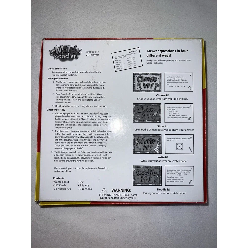 Math Noodlers Math Games Learning Well Games Grades‎ 2-3 Math Skills